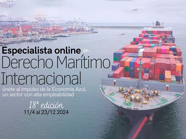 Especialista en Derecho Marítimo Internacional